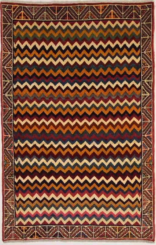 Ghashghai Teppich 184x119 cm, Multicolor, 160.000 Knoten, handgeknüpft