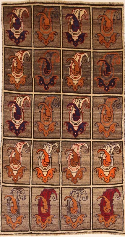 Ghashghai Teppich 208x114 cm – Handgeknüpft, Feinster Stil, Orientteppich