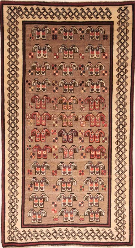 Ghashghai Teppich 232x125 cm – Handgeknüpft, Perserteppich