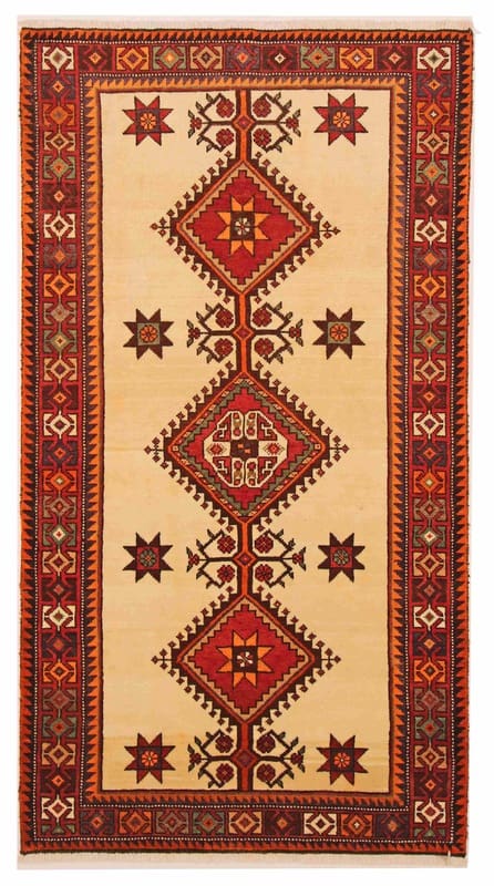 Ghashghai Teppich 241x130 cm – Handgeknüpft, Orientteppich