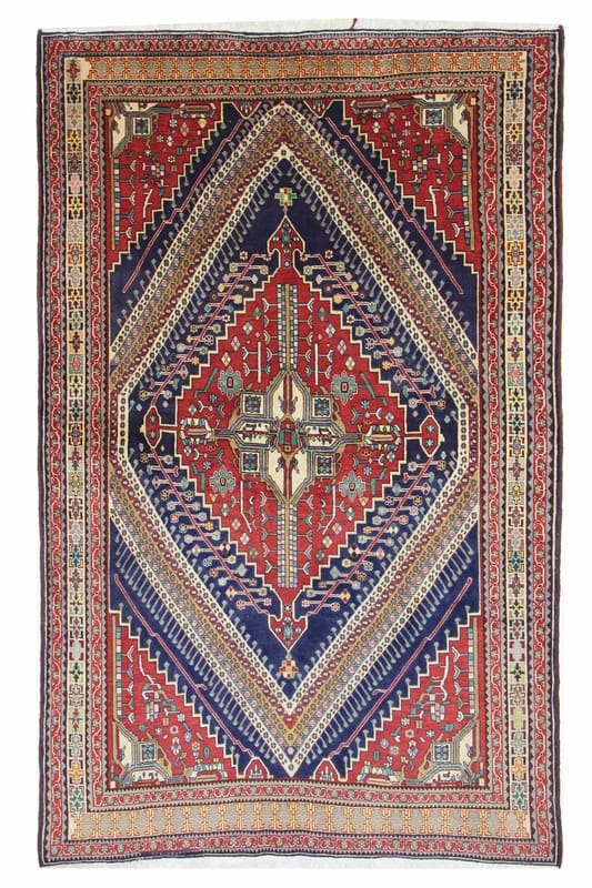 Ghashghai Teppich 244x151 cm, 160.000 Knoten/m², handgeknüpft, Perserteppich