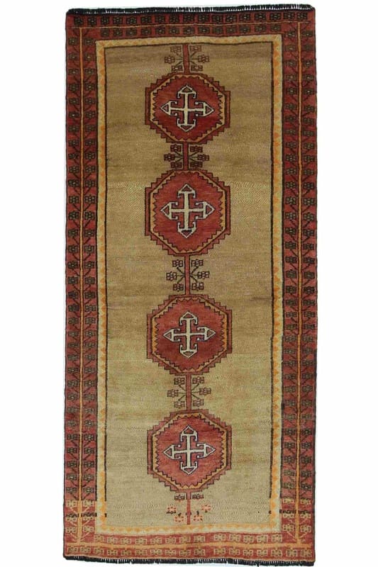 Ghashghai Teppich 254x117 cm, 160.000 Knoten, 100% Wolle, Perserteppich