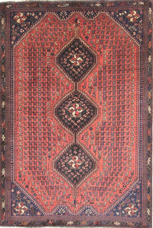 Ghashghai Teppich 256x173 cm, handgeknüpft, 160.000 Knoten, Persien