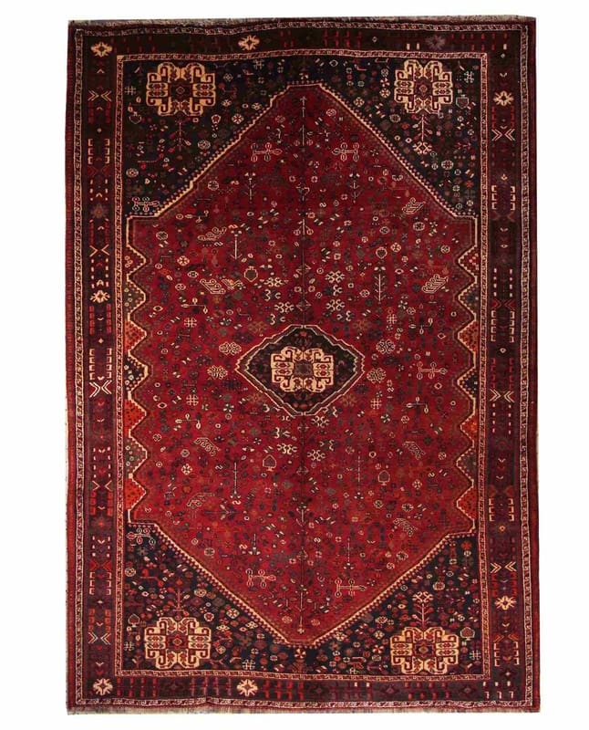 Ghashghai Teppich 284x179 cm - Handgeknüpft, Perserteppich