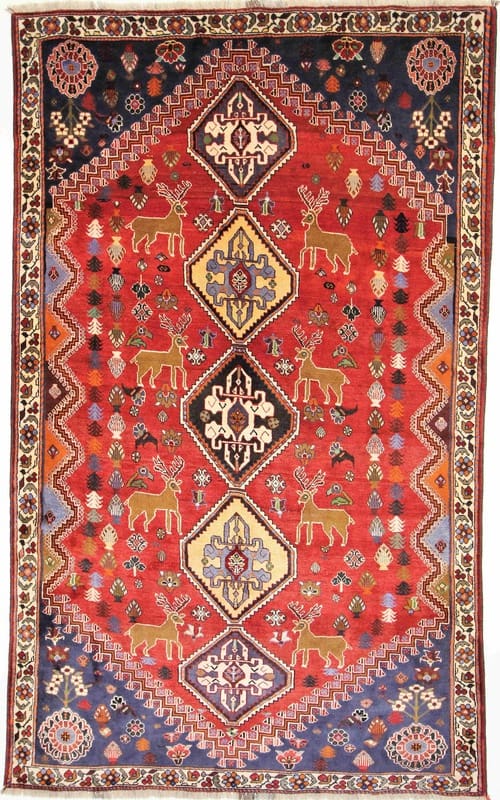 Ghashghai Teppich 289x176 cm - Feinster Orientteppich handgeknüpft