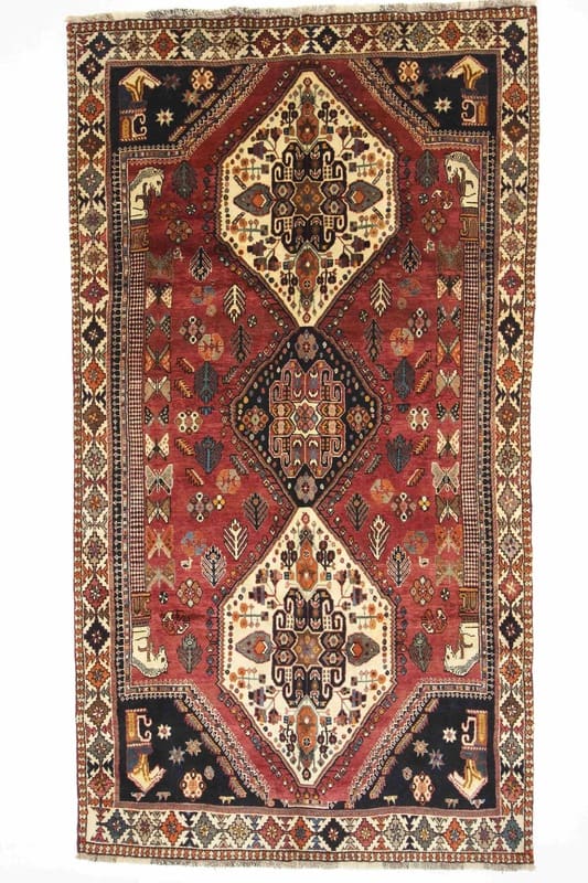 Ghashghai Teppich 322x172 cm - Handgeknüpft, Feinster Orientteppich