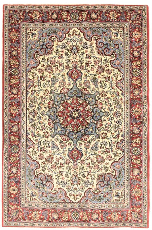 Ghom Kork Teppich 217x145 cm – Hochwertig, Seide, handgeknüpft