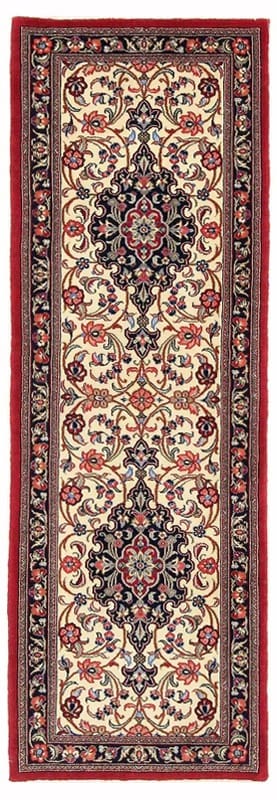 Ghom Teppich 199x66 cm – Handgeknüpft, elegantes Orientmuster