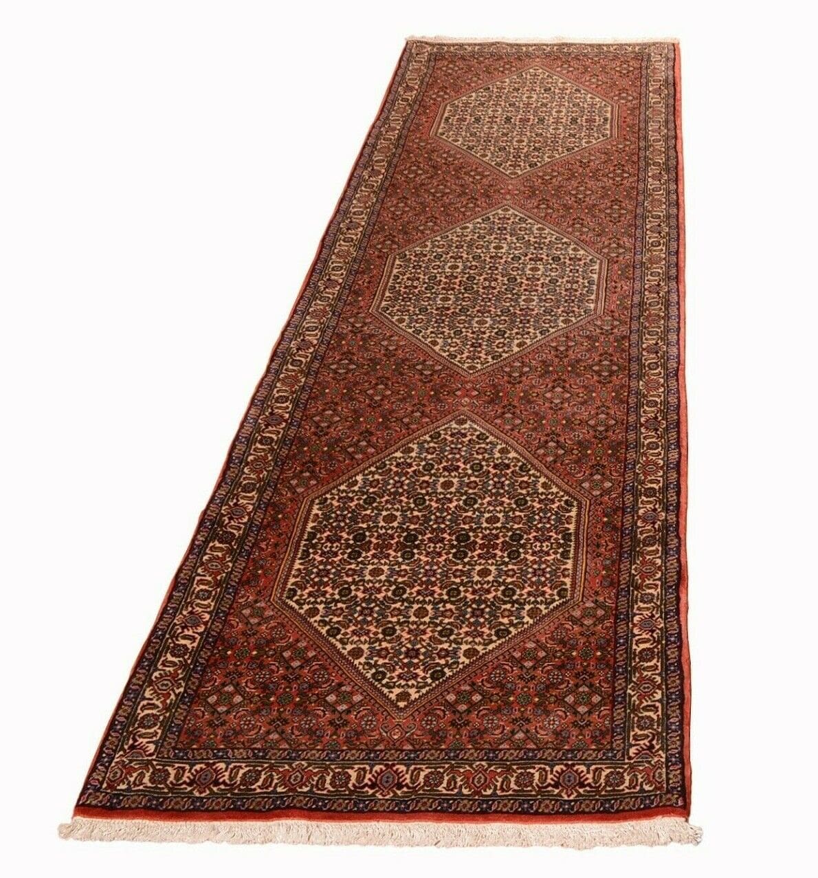 Handgeknüpfter Bidjar Tekab 320x90 cm, 350.000 Knoten, Perserteppich