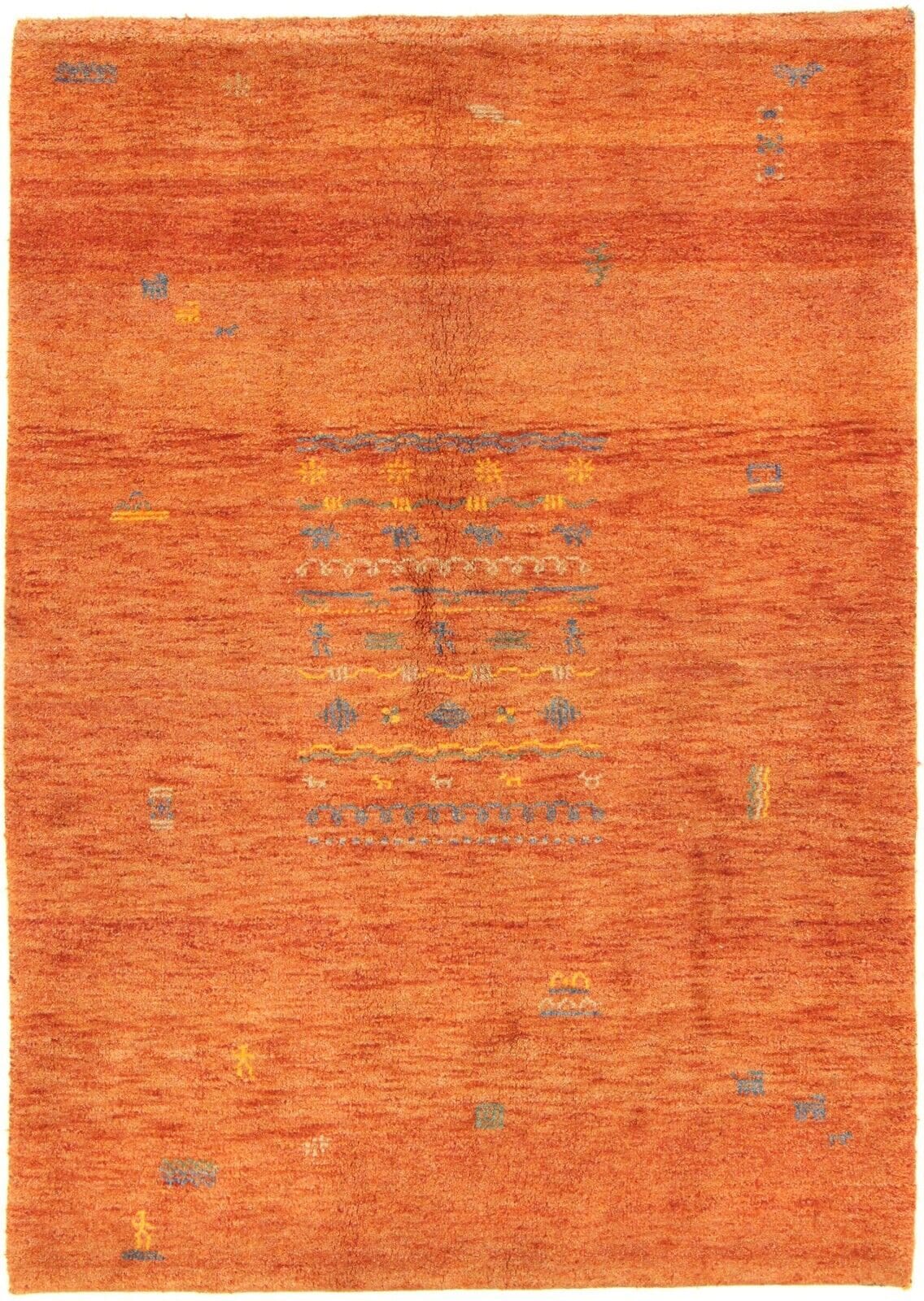 Handgeknüpfter Gabbeh Orientteppich 197x136 cm - Kunstvoll & Stilvoll