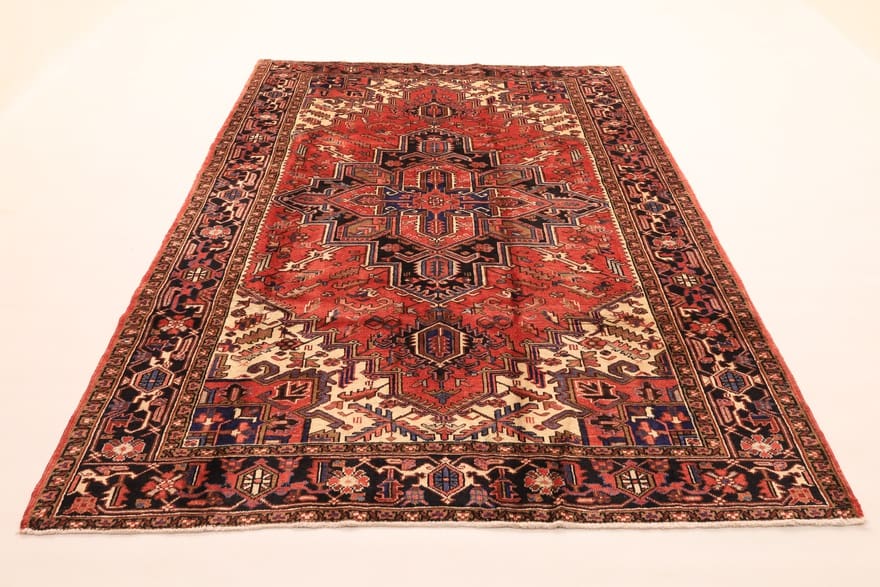 Handgeknüpfter Heriz Orientteppich 305x204 cm – Wolle, traditionelle Muster