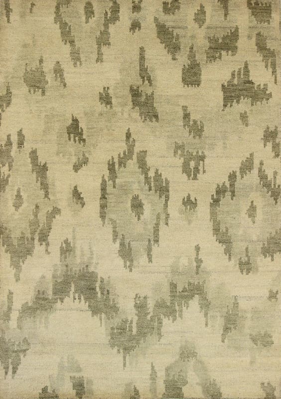 Handgeknüpfter Ikat Orientteppich 240x168 cm – Ruhiges Design