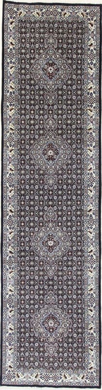 Handgeknüpfter Moud-Teppich 294x76 cm – Luxus aus Khorasan