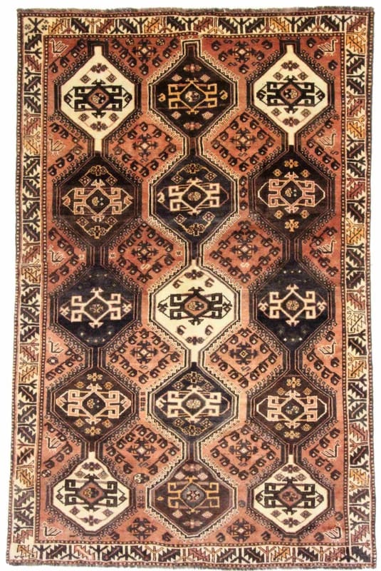 Handgeknüpfter Nomadenteppich 262x169 cm - Shiraz, orientalisch