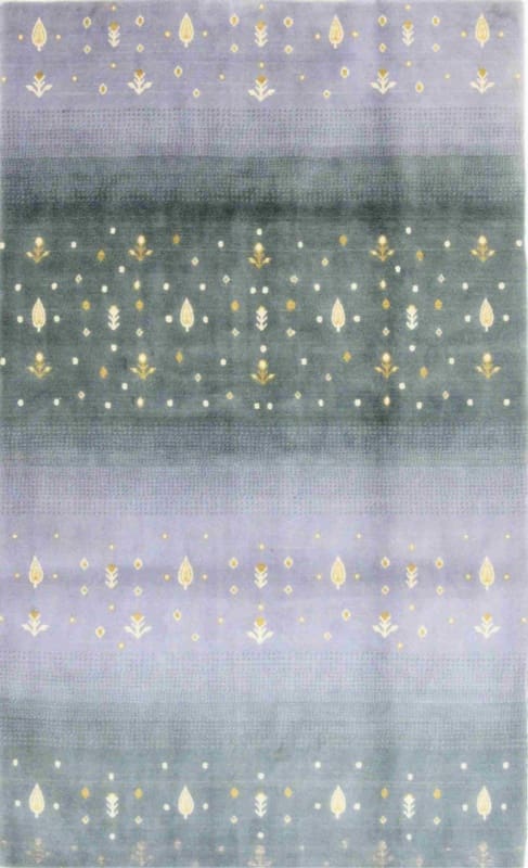 Handgeknüpfter Orientteppich 207x128 cm – Modernes Gabbeh Design