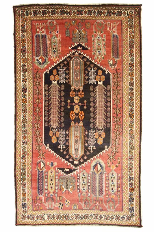 Handgeknüpfter Perserteppich 269x155 cm, 90.000 Knoten, Wolle