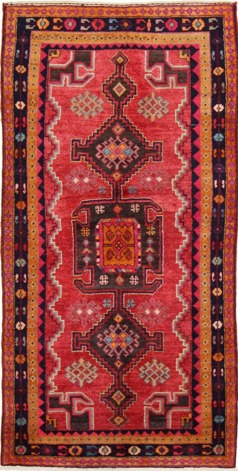 Handgeknüpfter Perserteppich Hamedan 256 x 130 cm – Orientteppich