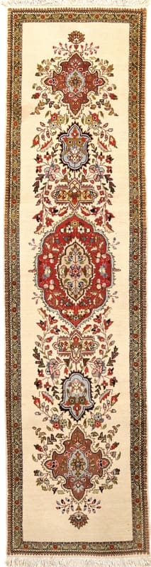Handgeknüpfter Tabriz Tabatabai Teppich 316x84 cm – Perserteppich
