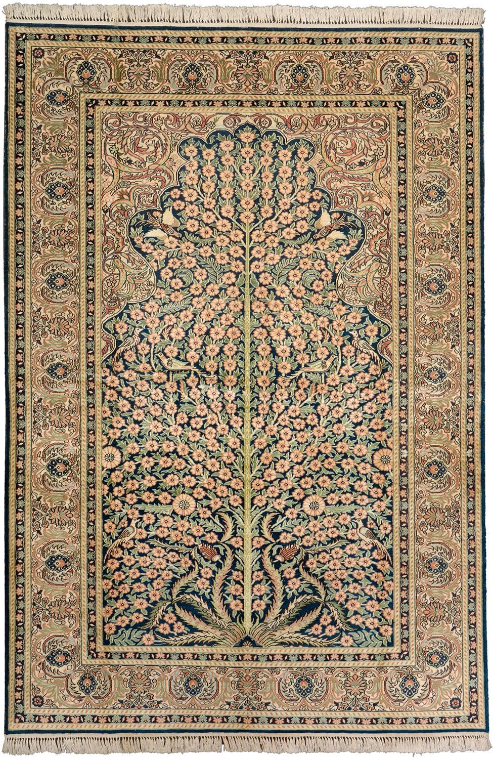 Hereke Orientteppich 130 x 191 cm handgeknüpft