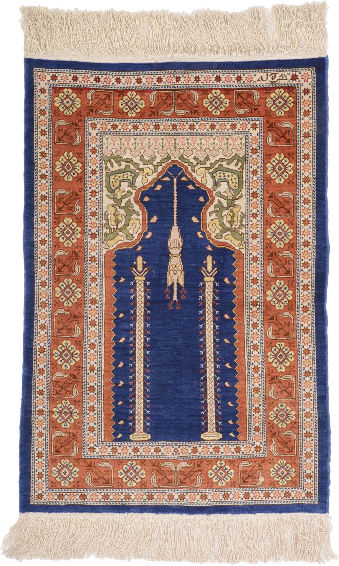 Hereke Orientteppich 52 x 74cm, 3.000.000 Knoten, handgeknüpft