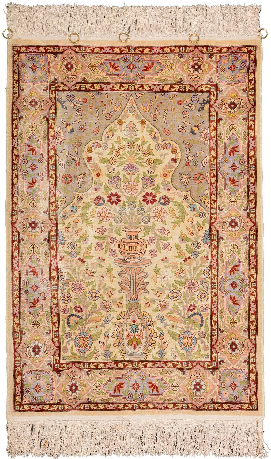 Hereke Orientteppich 68 x 96 cm handgeknüpft