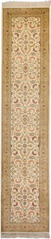 Hereke Orientteppich 81 x 368cm, Seide handgeknüpft