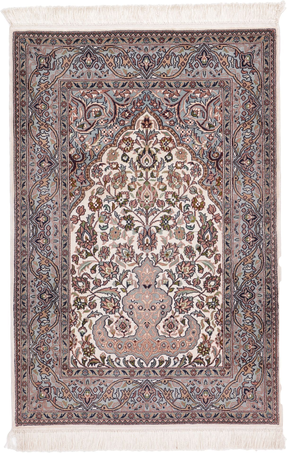 Hereke Teppich 65 x 95cm, Seide handgeknüpft