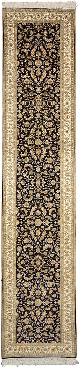 Hereke Teppich 81 x 374cm Seide, handgeknüpft