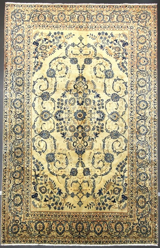 Kashan Teppich 306x202 cm - Handgeknüpft, Perserteppich, Floral