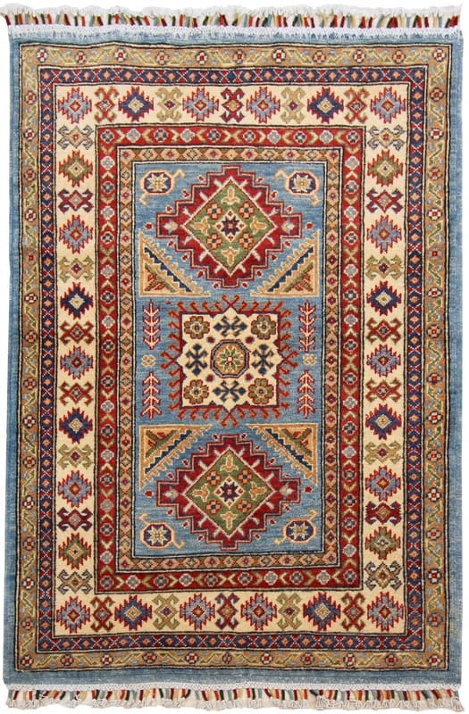 Kazak Orientteppich 125x96 cm – antik, handgeknüpft, Pakistan