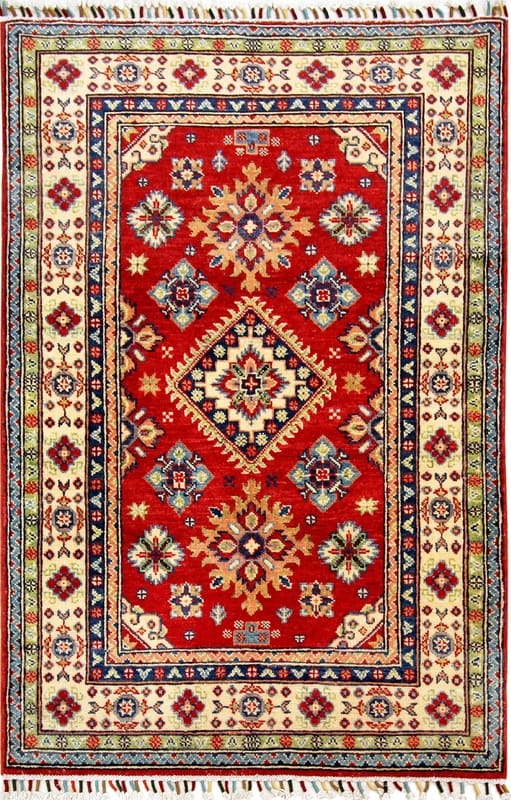 Kazak Teppich 149x100 cm mit antikem Look – handgeknüpft