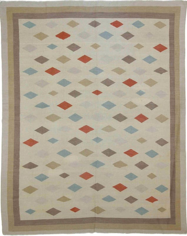 Kelim Afghan Carpet 292x231 – Traditioneller Orientteppich handgewebt