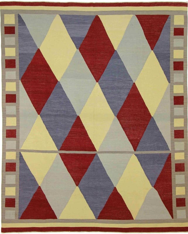 Kelim Afghan Teppich 299x241 cm – Traditionell handgewebt