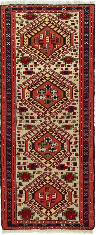 Kelim Gaschgai Teppich 194x81 cm – handgewebt, traditionell orientalisch