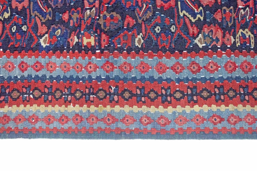 Kelim Senneh Teppich 182x113 cm – Traditionell handgewebt