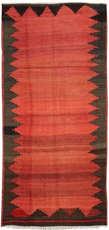 Kelim Teppich 253x112 cm – Traditionell gewebt aus Marokko, handgewebt