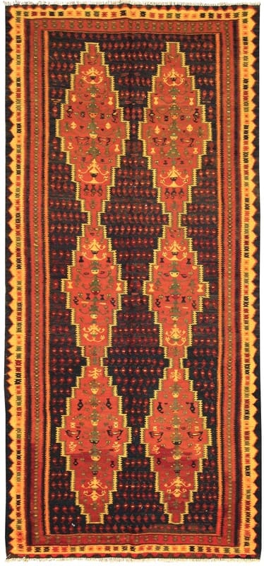 Kelim Teppich 280x126 cm – Handgewebt, Traditioneller Orientstil