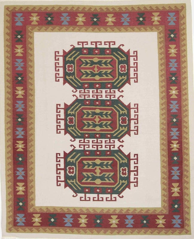 Kelim Teppich 313x246 cm aus der Türkei – handgewebt, traditionell