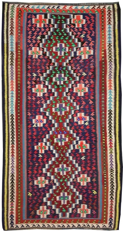 Kelim Teppich 314x161 cm - Hochwertiger Orientteppich handgewebt