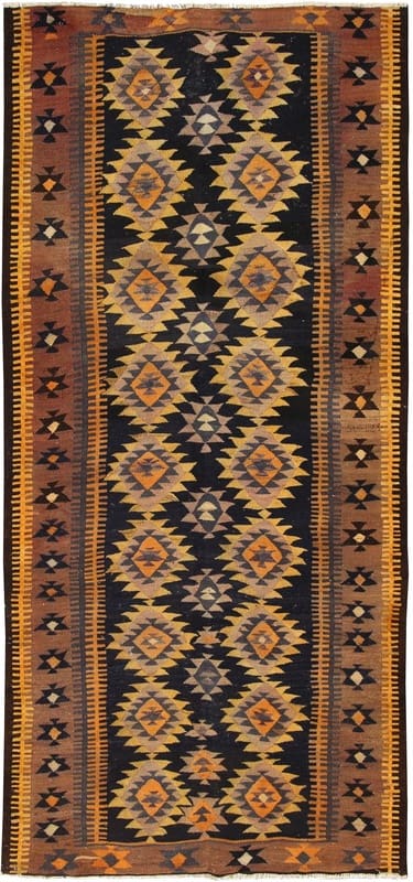 Kelim Teppich 329x149 cm – Hochwertig handgewebt aus Kerman