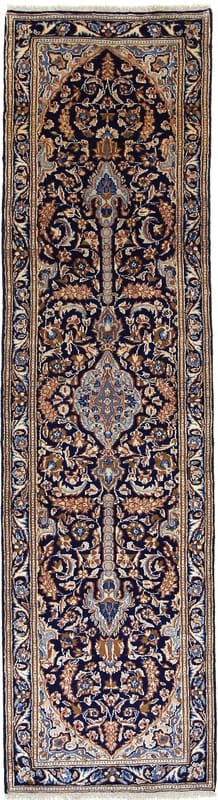 Kerman Orientteppich 291x80 cm, hochwertig handgeknüpft