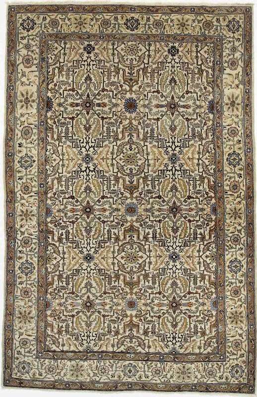 Kerman Teppich 214x137 cm, hochwertig, handgeknüpft, Perserteppich