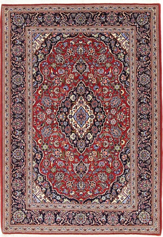 Keshan Orientteppich 170x119 cm – Handgeknüpft, 160.000 Knoten/m²