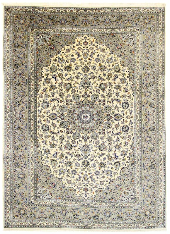 Keshan Teppich 360x244 cm – Traditionell, handgeknüpft, Perserteppich