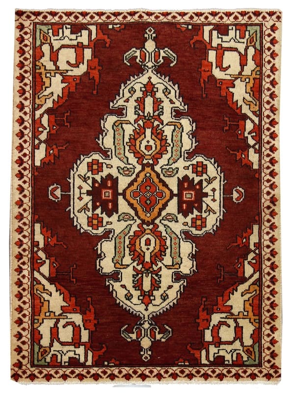 Kurdi Teppich 111x79 cm, handgeknüpft, 100% Wolle, Stammesmuster