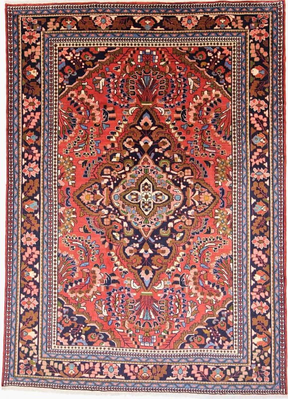 Lilian Teppich 300x217 cm, antik, handgeknüpft, Perserteppich