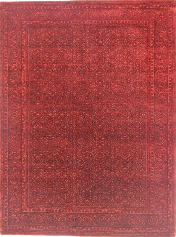 Loribaft Orientteppich 200x145cm – rot, 200.000 Knoten, handgeknüpft