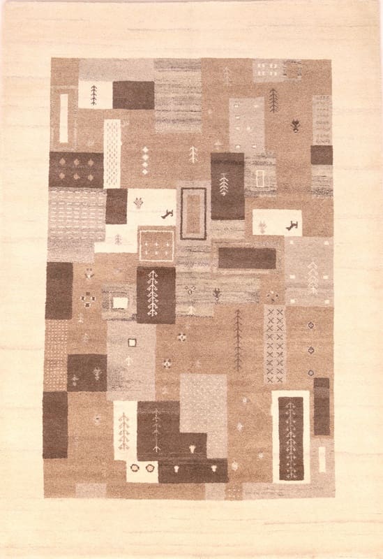 LORIBAFT Orientteppich 242x167 cm, robust, handgeknüpft