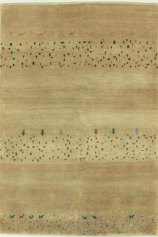 Loribaft Teppich 180x123 cm - Strapazierfähig & handgeknüpft