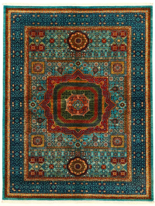 Mamluk Orientteppich 230x177 cm – handgeknüpft, schmutzabweisend